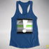 Agender Pride Flag Exclamation Point Racerback Tank - Royal